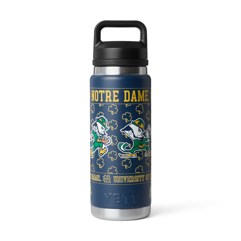 YETI x Collegiate Fandom Collection Fighting Irish™ 26 oz Rambler® Water Bottle